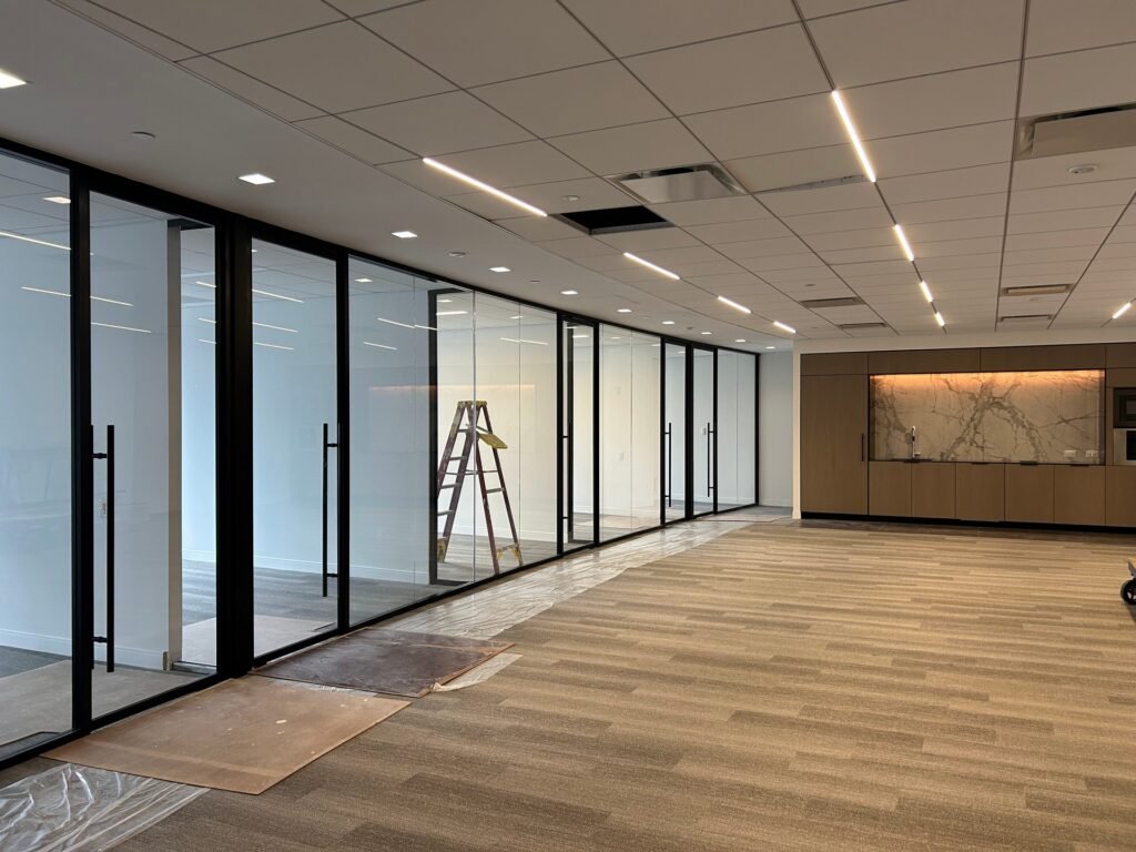 Class A office interior in Southfield